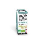 Cristaux d'Huiles Essentielles® Citronnelle à cuisiner AROMANDISE - Pot de 10 grs