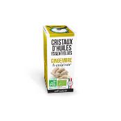 Cristaux d'Huiles Essentielles® Gingembre à cuisiner AROMANDISE - Pot de 10 grs