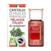 Cristaux d'Huiles Essentielles Mlange Italien  cuisiner AROMANDISE - Pot de 10 grs