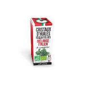 Cristaux d'Huiles Essentielles® Mélange Italien à cuisiner AROMANDISE - Pot de 10 grs