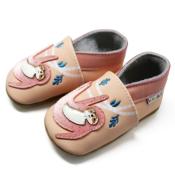 Chaussons en Cuir Souple - Paresseux - LAIT ET MIEL - Bébé et enfant