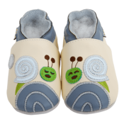 Chaussons en Cuir Souple - Dodo d'escargot - LAIT ET MIEL - Bébé et Enfant