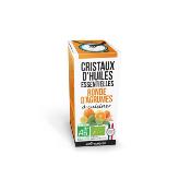 Cristaux d'Huiles Essentielles® Ronde d'Agrumes à cuisiner AROMANDISE - Pot de 10 grs