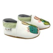 Chaussons en Cuir Souple - Cactus - LAIT ET MIEL - Bébé et Enfant