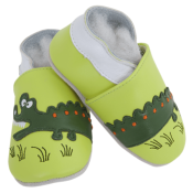 Chaussons en Cuir Souple - Croc'Savane - LAIT ET MIEL - Bébé et Enfant