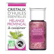 Cristaux d'Huiles Essentielles® Mélange Provençal à cuisiner AROMANDISE - Pot de 10 grs 