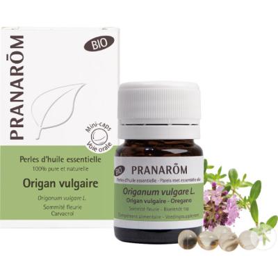 Perles d'Huile Essentielle Bio Origan Vulgaire (Origanum vulgare L) PRANARÔM